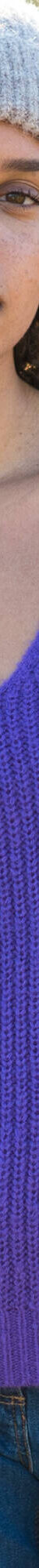 Trui in loose model met V-hals, patenttricot met zachte touch (paars) Trui in loose model met V-hals, patenttricot met zachte touch (paars)
